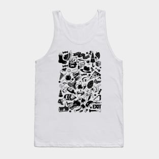 BadAz Doodles (Light) Tank Top